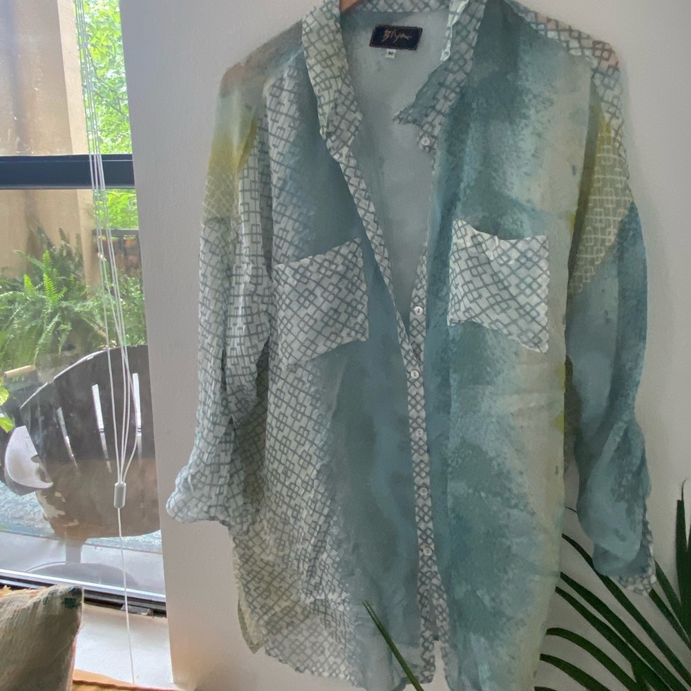 BIYA JOHNNY WAS BUTTON DOWN TUNIC